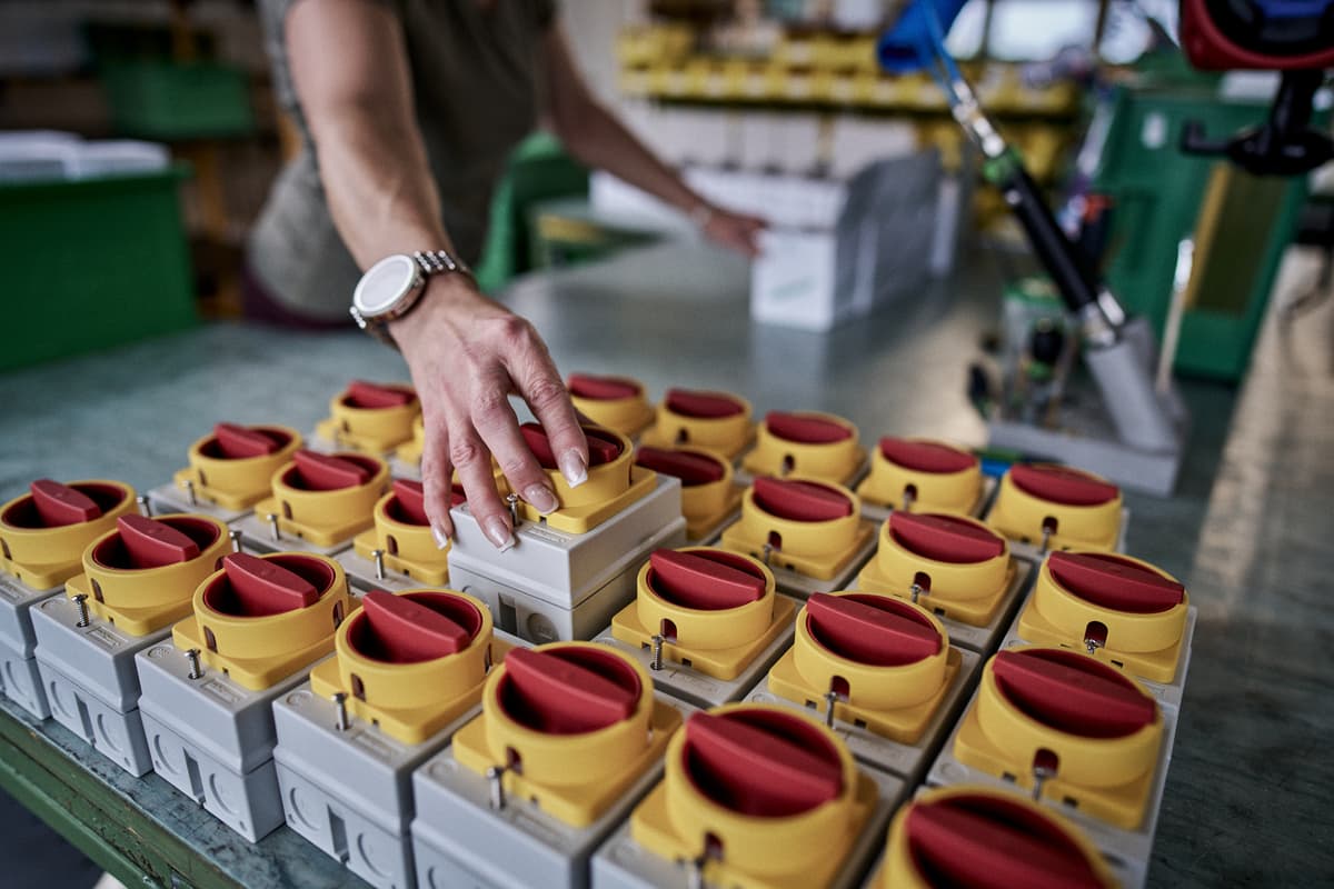 Aufegreihte Lasstrennschalter